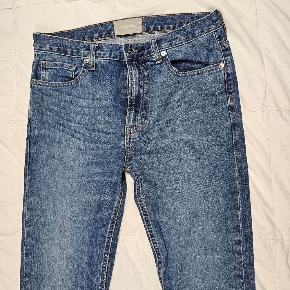 Everlane High‎ Rise Skinny Ankle Light Wash Denim Jeans Women's Size 27 - Picture 5 of 13